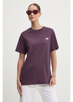 Dickies t-shirt damski kolor fioletowy ze sklepu ANSWEAR.com w kategorii Bluzki damskie - zdjęcie 174170547