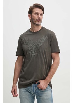 Armani Exchange t-shirt bawełniany męski kolor czarny z aplikacją 6DZTAD ZJ9TZ ze sklepu ANSWEAR.com w kategorii T-shirty męskie - zdjęcie 174174016