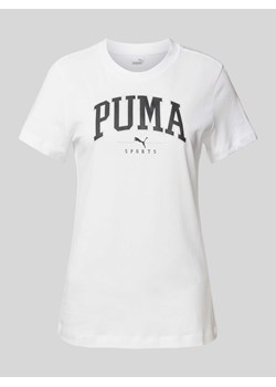 T-shirt z nadrukiem z logo ze sklepu Peek&Cloppenburg  w kategorii Bluzki damskie - zdjęcie 174174328