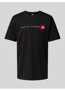 T-shirt z okrągłym dekoltem model ‘NEVER STOP EXPLORIN’ ze sklepu Peek&Cloppenburg  w kategorii T-shirty męskie - zdjęcie 174174329