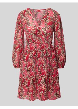 Sukienka o długości do kolan z dekoltem w serek model ‘Kahula’ ze sklepu Peek&Cloppenburg  w kategorii Sukienki - zdjęcie 174174408
