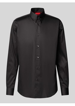 Koszula biznesowa z listwą guzikową model ‘Vikko’ ze sklepu Peek&Cloppenburg  w kategorii Koszule męskie - zdjęcie 174174489