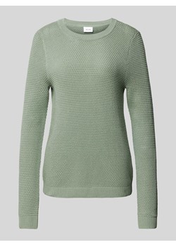 Sweter z dzianiny z fakturowanym wzorem model ‘Vidalo’ ze sklepu Peek&Cloppenburg  w kategorii Swetry damskie - zdjęcie 174174558