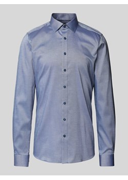Koszula biznesowa o kroju body fit z kołnierzykiem typu kent  model ‘New York'’ ze sklepu Peek&Cloppenburg  w kategorii Koszule męskie - zdjęcie 174174566