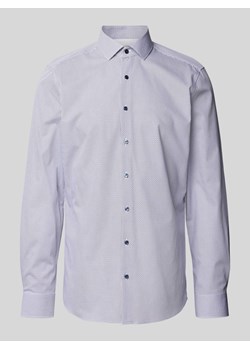 Koszula biznesowa o kroju slim fit z kołnierzykiem typu kent ze sklepu Peek&Cloppenburg  w kategorii Koszule męskie - zdjęcie 174174595