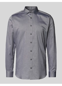 Koszula biznesowa o kroju slim fit z listwą guzikową ze sklepu Peek&Cloppenburg  w kategorii Koszule męskie - zdjęcie 174174619