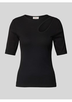 T-shirt z wycięciem ze sklepu Peek&Cloppenburg  w kategorii Bluzki damskie - zdjęcie 174174748