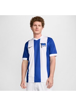 Męska koszulka piłkarska Nike Dri-FIT Hertha BSC Stadium 2024/25 (wersja domowa) (replika) - Niebieski ze sklepu Nike poland w kategorii T-shirty męskie - zdjęcie 174174887