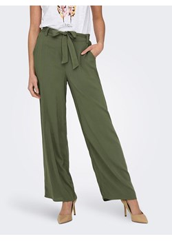 ONLY Spodnie w kolorze khaki ze sklepu Limango Polska w kategorii Spodnie damskie - zdjęcie 174175186