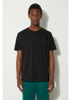 Alpha Industries t-shirt bawełniany męski kolor czarny gładki 136500.03-CZARNY ze sklepu PRM w kategorii T-shirty męskie - zdjęcie 174175589