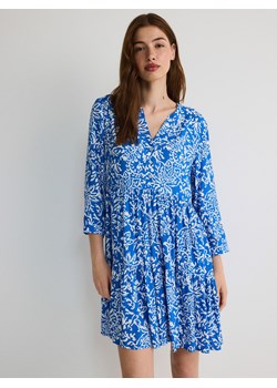 Reserved - Sukienka mini - niebieski ze sklepu Reserved w kategorii Sukienki - zdjęcie 174177037
