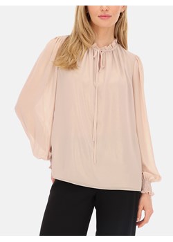 Beżowa połyskująca bluzka damska Potis & Verso Emily ze sklepu Eye For Fashion w kategorii Bluzki damskie - zdjęcie 174178016