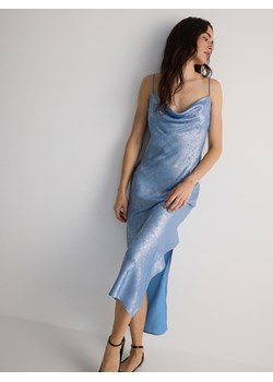 Reserved - Sukienka maxi z połyskiem - jasnoniebieski ze sklepu Reserved w kategorii Sukienki - zdjęcie 174178695