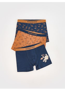 Reserved - Bawełniane bokserki 3 pack - granatowy ze sklepu Reserved w kategorii Majtki dziecięce - zdjęcie 174180776