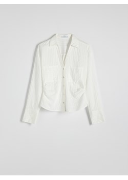 Reserved - Koszula w pasy - biały ze sklepu Reserved w kategorii Bluzki damskie - zdjęcie 174181047