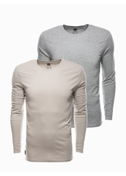 Zestaw longsleeve męski z długim rękawem 2-pak - mix V3 Z43 ze sklepu ombre w kategorii T-shirty męskie - zdjęcie 174272499