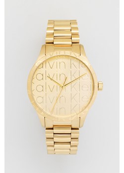 Calvin Klein zegarek męski kolor złoty 25200327 ze sklepu ANSWEAR.com w kategorii Zegarki - zdjęcie 174280939