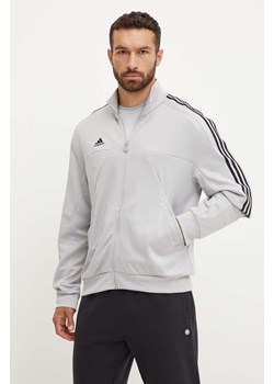 adidas bluza Tiro męska kolor szary z aplikacją IY4285 ze sklepu ANSWEAR.com w kategorii Bluzy męskie - zdjęcie 174281999