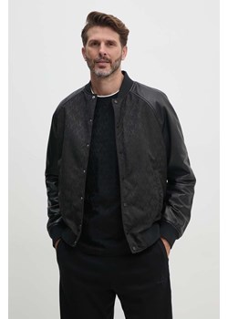 Armani Exchange kurtka bomber męski kolor czarny przejściowa XM000002 AF10114 ze sklepu ANSWEAR.com w kategorii Kurtki męskie - zdjęcie 174282748