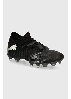 Puma obuwie piłkarskie korki Future 7 Match kolor czarny 107715 ze sklepu ANSWEAR.com w kategorii Buty sportowe męskie - zdjęcie 174283515