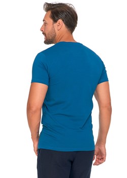 Koszulka t-shirt Moraj OTS1500-003 petrol blue ze sklepu kontri.pl w kategorii T-shirty męskie - zdjęcie 174286755