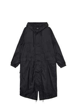 Cropp - Czarna parka z kapturem - czarny ze sklepu Cropp w kategorii Parki damskie - zdjęcie 174288678