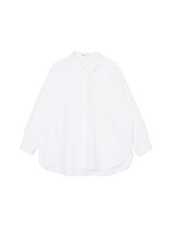 Cropp - Bawełniana biała koszula oversize - biały ze sklepu Cropp w kategorii Koszule damskie - zdjęcie 174289106