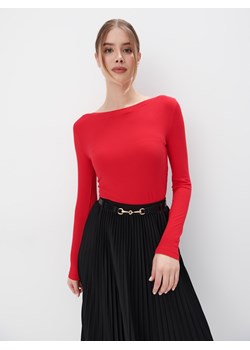 Mohito - Dopasowana bluzka - czerwony ze sklepu Mohito w kategorii Bluzki damskie - zdjęcie 174293068