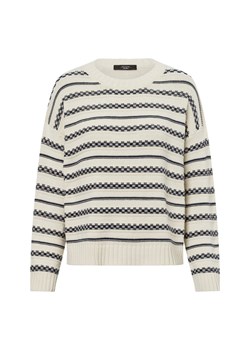 Max Mara Weekend Damski sweter z dzianiny - Foster Kobiety Bawełna beżowy w paski ze sklepu vangraaf w kategorii Swetry damskie - zdjęcie 174293749