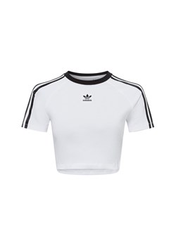 adidas Originals Koszulka damska Kobiety Bawełna biały jednolity ze sklepu vangraaf w kategorii Bluzki damskie - zdjęcie 174293788