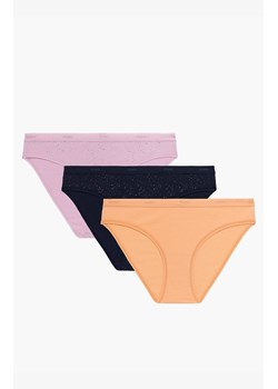 3-pack Figi damskie bikini 3LP-210-ROZ/POMJ/GRA, Kolor multicolour, Rozmiar S, ATLANTIC ze sklepu Intymna w kategorii Majtki damskie - zdjęcie 174295187