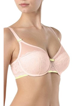 Koronkowy biustonosz balconette jasnoróżowy Nymphe TB5050, Kolor jasnoróżowy, Rozmiar 75D, Conte ze sklepu Intymna w kategorii Biustonosze - zdjęcie 174299015