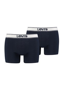 Levis 2-pack bawełnianych bokserek męskich 100001150, Kolor granatowy melanż, Rozmiar S, Levis ze sklepu Intymna w kategorii Majtki męskie - zdjęcie 174312805