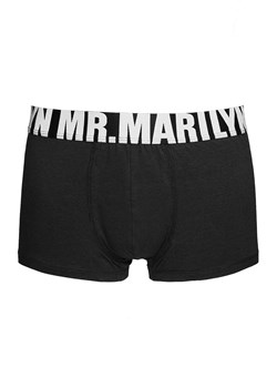 Marilyn bokserki męskie czarne Letters Boxer, Kolor czarny, Rozmiar XL, Marilyn ze sklepu Intymna w kategorii Majtki męskie - zdjęcie 174314579