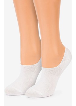 Marilyn 2-pack stopki damskie z silikonem białe Silicon, Kolor biały, Rozmiar 35-38, Marilyn ze sklepu Intymna w kategorii Skarpetki damskie - zdjęcie 174314836