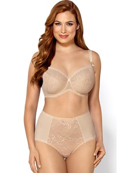 Tatiana biustonosz semi-soft, Kolor beżowy, Rozmiar 65F, Mefemi ze sklepu Intymna w kategorii Biustonosze - zdjęcie 174317546