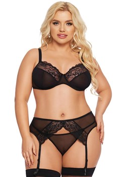 Komplet 3 częściowy czarny plus size Marella, Kolor czarny, Rozmiar XL, SoftLine Collection ze sklepu Intymna w kategorii Komplety bielizny damskiej - zdjęcie 174323108