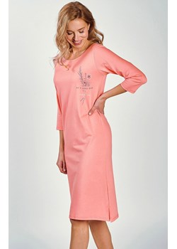 Bawełniana koszula damska z rękawem 3/4 Ashley 3242, Kolor koralowy, Rozmiar S, Taro ze sklepu Intymna w kategorii Koszule nocne - zdjęcie 174323559