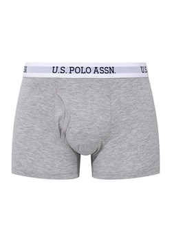 U.S Polo Assn. szare bokserki męskie z kieszonką szare 80451, Kolor szary melanż, Rozmiar S, U.S. POLO ASSN ze sklepu Intymna w kategorii Majtki męskie - zdjęcie 174326668