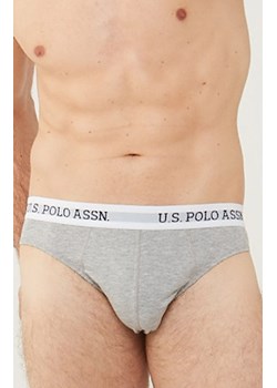 U.S Polo Assn. szare slipy męskie 80452, Kolor szary, Rozmiar S, U.S. POLO ASSN ze sklepu Intymna w kategorii Majtki męskie - zdjęcie 174326679