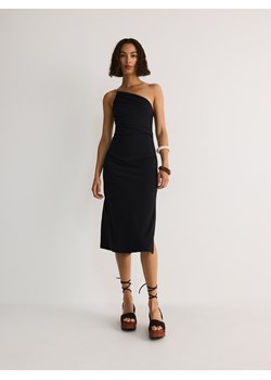 Reserved - Sukienka midi - czarny ze sklepu Reserved w kategorii Sukienki - zdjęcie 174328896
