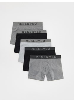 Reserved - 5 pack bokserek Long - ciemnoszary ze sklepu Reserved w kategorii Majtki męskie - zdjęcie 174329218