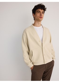Reserved - Bawełniany kardigan - złamana biel ze sklepu Reserved w kategorii Swetry męskie - zdjęcie 174329886