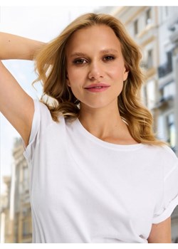 Sinsay - Koszulka - biały ze sklepu Sinsay w kategorii Bluzki damskie - zdjęcie 174333936