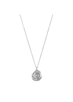 Naszyjnik srebrny z cyrkoniami - muszla - Unique ze sklepu YES.pl w kategorii Naszyjniki - zdjęcie 174352806