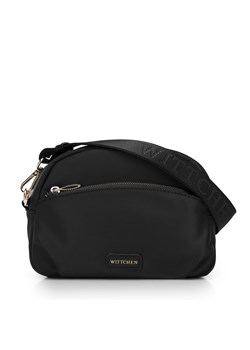 Damska torebka crossbody z nylonu czarna ze sklepu WITTCHEN w kategorii Listonoszki - zdjęcie 174360027