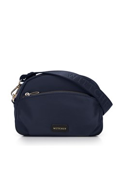 Damska torebka crossbody z nylonu granatowa ze sklepu WITTCHEN w kategorii Listonoszki - zdjęcie 174360028