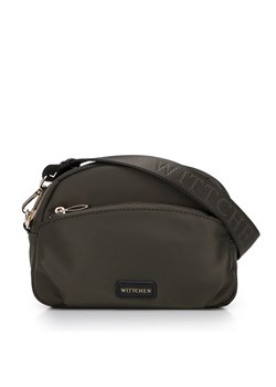 Damska torebka crossbody z nylonu zielona ze sklepu WITTCHEN w kategorii Listonoszki - zdjęcie 174360029