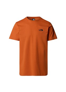 Koszulka The North Face Simple Dome 0A87NG1I01 - pomarańczowa ze sklepu streetstyle24.pl w kategorii T-shirty męskie - zdjęcie 174363346