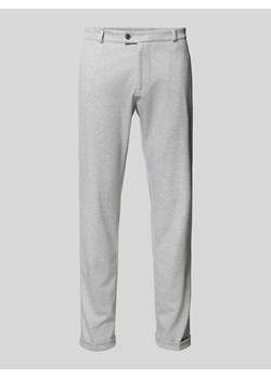Spodnie do garnituru o kroju slim fit ze szlufkami na pasek model ‘Clow’ ze sklepu Peek&Cloppenburg  w kategorii Spodnie męskie - zdjęcie 174370809